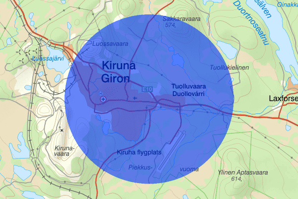 Kiruna 29 april 07.42, Trafikolycka, Kiruna