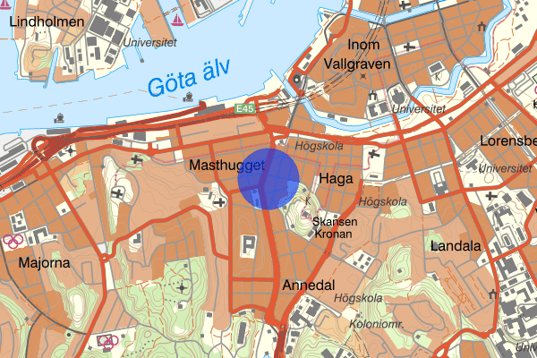 Linnégatan 30 april 14.56, Trafikolycka, Göteborg