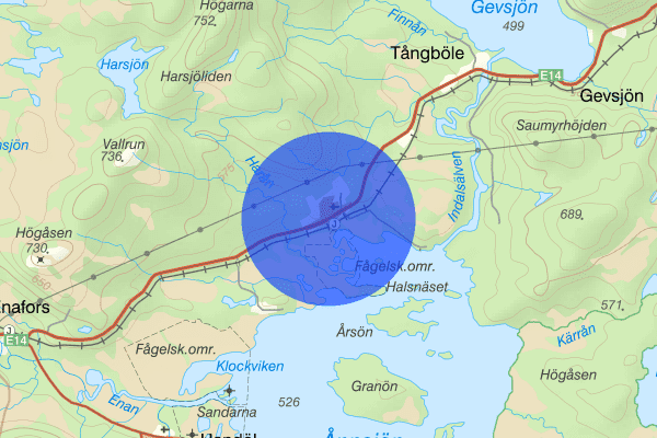 Ånn 30 april 18.41, Trafikolycka, Åre