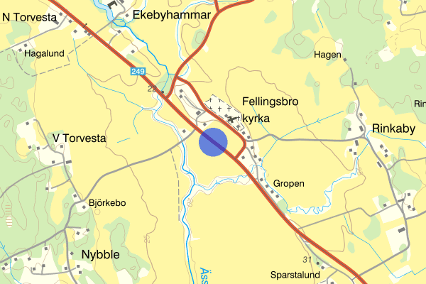 Fellingsbro kyrka 01 maj 16.15, Trafikolycka, Lindesberg