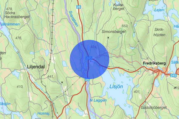 Tyfors 01 maj 17.26, Trafikolycka, Ludvika