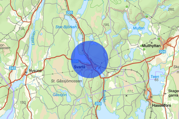 Svartå 02 maj 11.00, Räddningsinsats, Degerfors