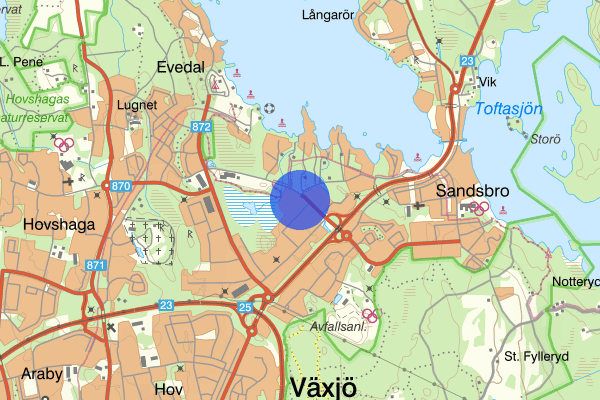 Björnvägen 02 maj 20.25, Trafikolycka, Växjö