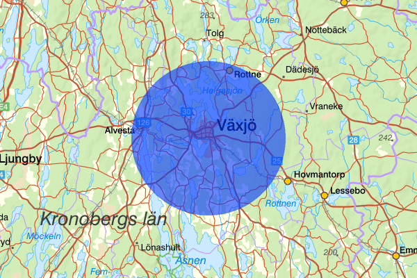 Växjö 03 maj 00.04, Misshandel, Växjö