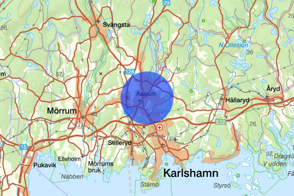 Asarum 03 maj 11.50, Brand, Karlshamn