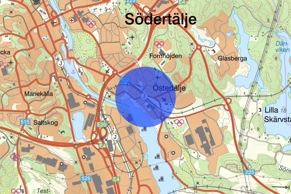 Östertälje 03 maj 21.22, Räddningsinsats, Södertälje