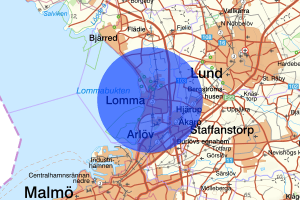 Lomma 04 maj 00.00, Trafikolycka, Lomma