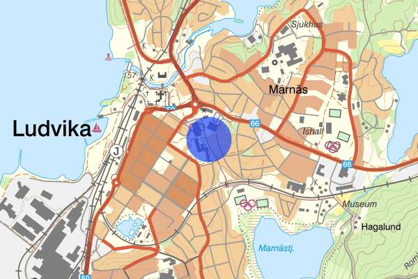 Prästgårdsgatan 07 maj 08.01, Trafikolycka, Ludvika
