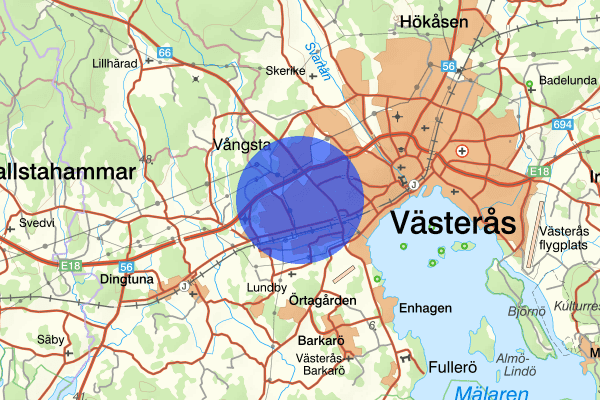 Bäckby 07 maj 12.33, Brand, Västerås