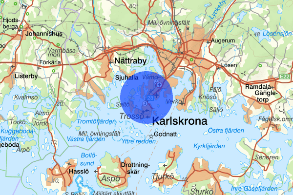 Pantarholmen 09 maj 10.36, Försvunnen person, Karlskrona