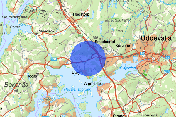 Hedkärr 09 maj 16.12, Trafikolycka, Uddevalla
