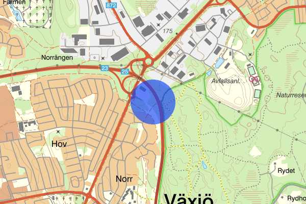 Österleden 10 maj 12.26, Trafikolycka, Växjö