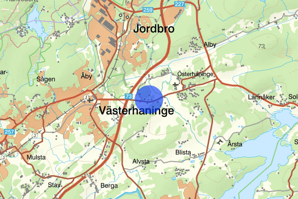 Österhaningevägen 12 maj 02.45, Stöld, Haninge