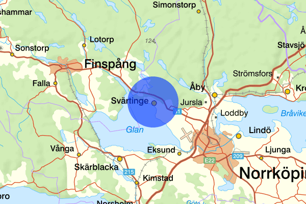 Svärtinge 15 maj 14.54, Trafikolycka, Finspång