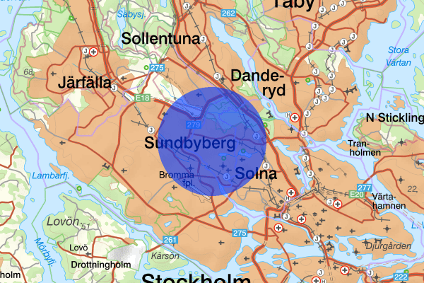  17 maj 03.35, Misshandel, grov, Sundbyberg