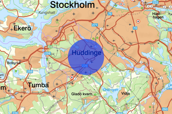 Fullersta 18 maj 02.31, Explosion, Huddinge