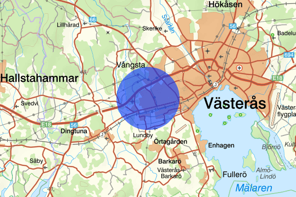 Skälby 17 maj 23.02, Kontroll, Västerås