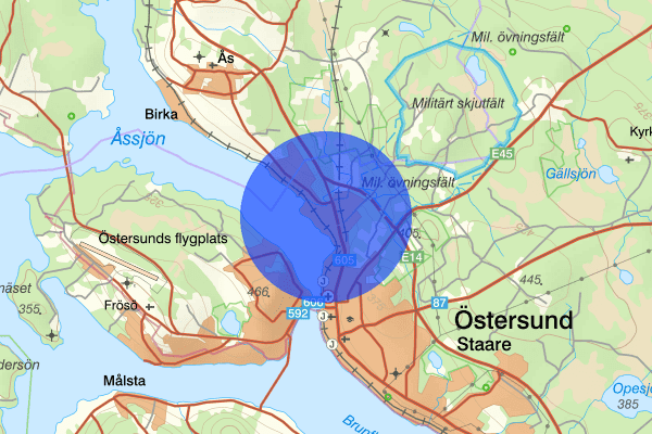 Lugnvik 18 maj 08.37, Trafikolycka, Östersund