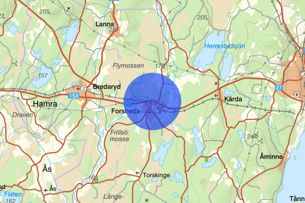Forsheda 19 maj 07.18, Trafikolycka, Värnamo