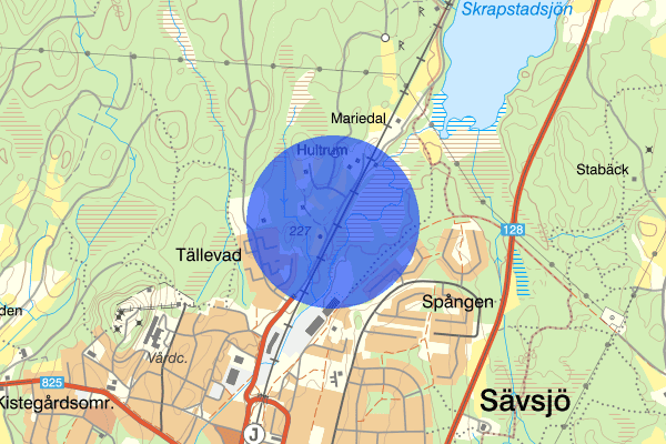 Västra Järnvägsgatan 20 maj 16.23, Rån, Sävsjö