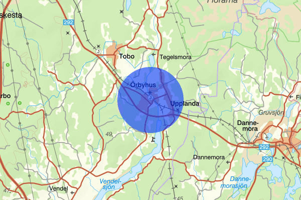 Örbyhus 20 maj 23.10, Försvunnen person, Uppsala