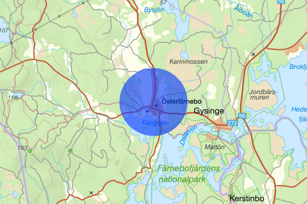 Österfärnebo 21 maj 09.47, Brand, Sandviken