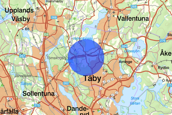 Hagby 21 maj 15.01, Trafikolycka, Täby