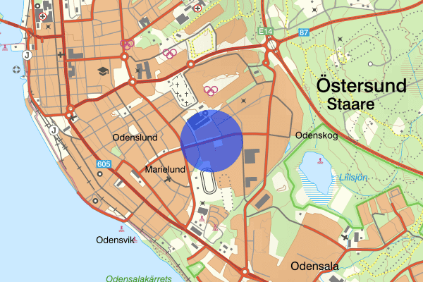Fagerbacken 21 maj 16.11, Trafikolycka, Östersund