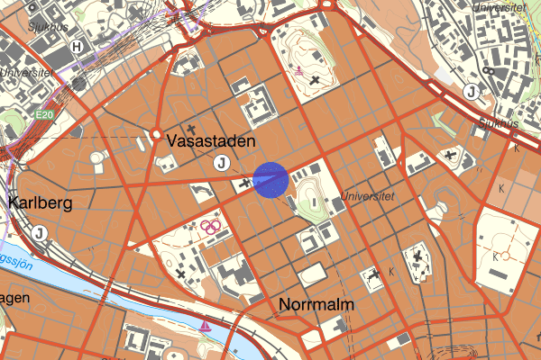 Odengatan 21 maj 18.55, Trafikolycka, personskada, Stockholm