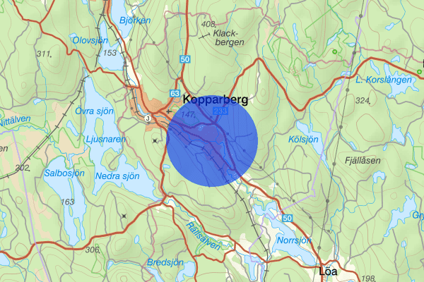 Bångbro 22 maj 21.32, Rattfylleri, Ljusnarsberg