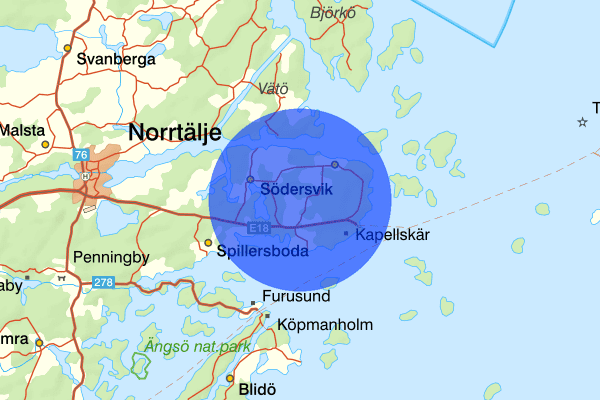 Rådmansö 23 maj 04.58, Trafikolycka, personskada, Norrtälje