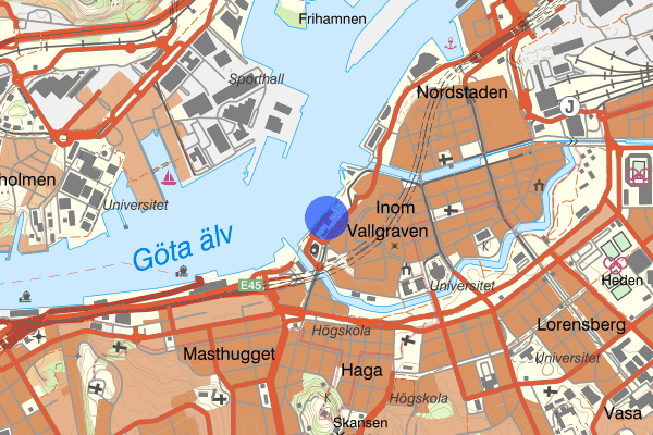 Skeppsbron 23 maj 17.24, Trafikolycka, personskada, Göteborg