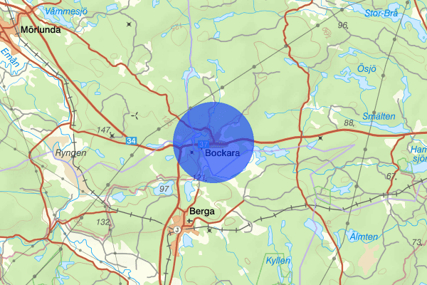 Bockara 26 maj 07.03, Trafikolycka, vilt, Oskarshamn