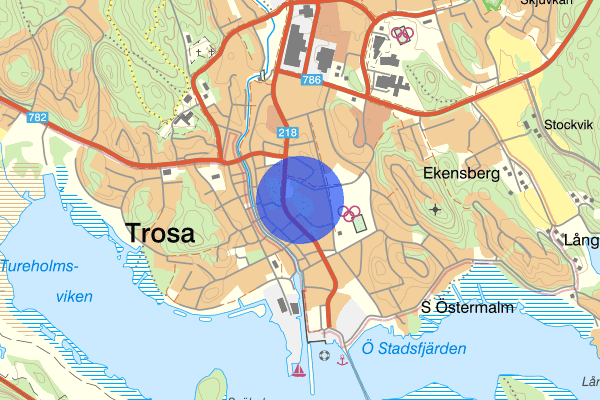 Högbergsgatan 27 maj 18.37, Trafikolycka, Trosa