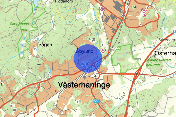 Åby 28 maj 16.36, Brand, Haninge