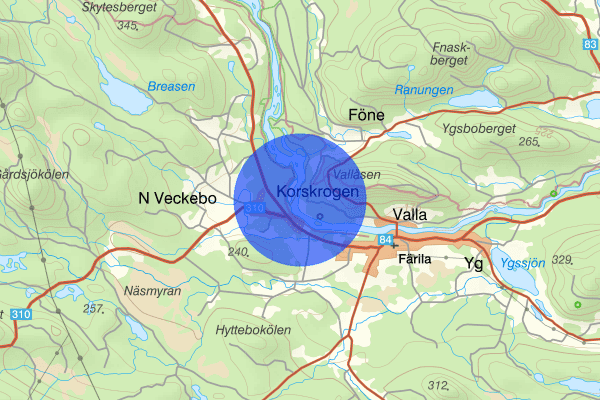 Härjedalsvägen 29 maj 11.54, Trafikolycka, Ljusdal