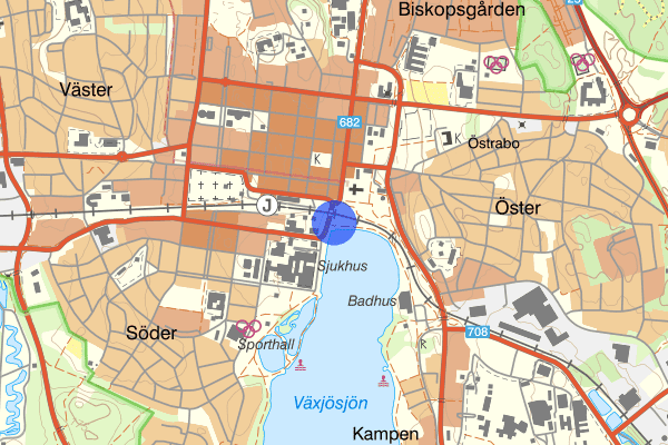 Vattentorget 29 maj 14.48, Trafikolycka, Växjö