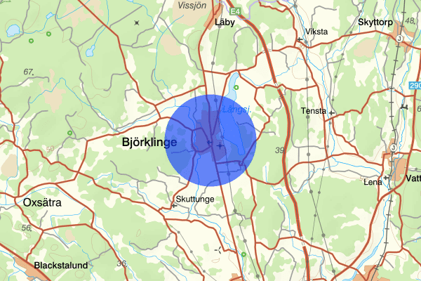 Björklinge 31 maj 00.36, Trafikolycka, personskada, Uppsala