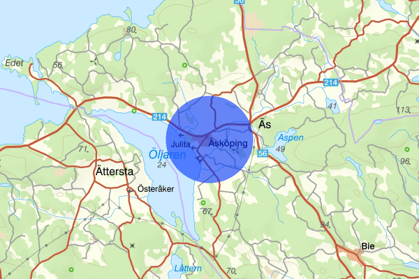 Äsköping 01 juni 10.35, Trafikolycka, Katrineholm