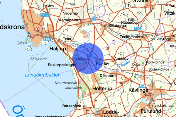 Saxtorp 01 juni 16.22, Trafikolycka, Landskrona