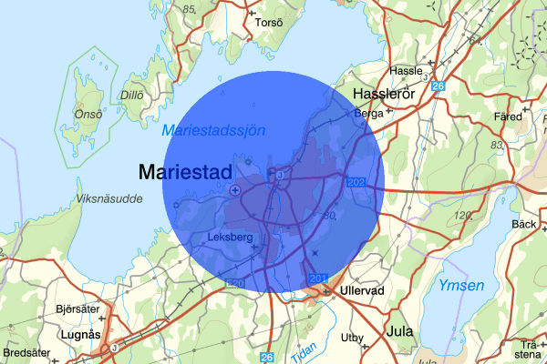 Mariestad 02 juni 12.09, Trafikolycka, Mariestad