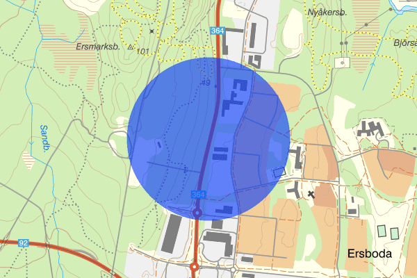 Ersmarksvägen 02 juni 15.43, Trafikkontroll, Umeå