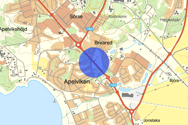 Västkustvägen 03 juni 14.15, Trafikolycka, Varberg