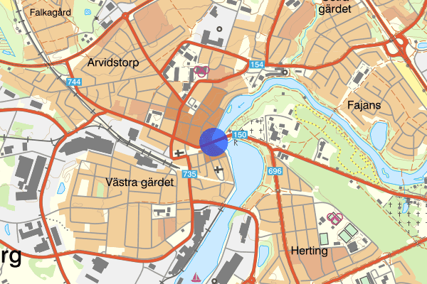Brogatan 03 juni 15.47, Trafikolycka, Halmstad