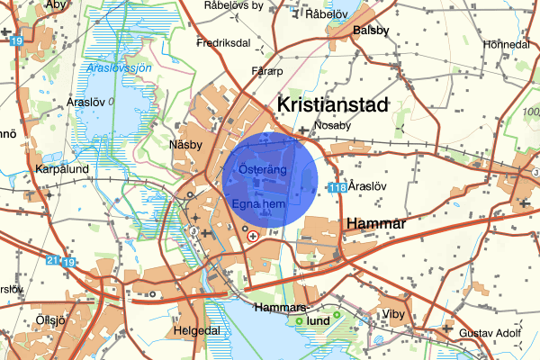 Österäng 03 juni 19.05, Brand, Kristianstad