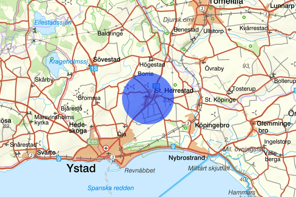 Stora Herrestad 03 juni 20.36, Rattfylleri, Ystad