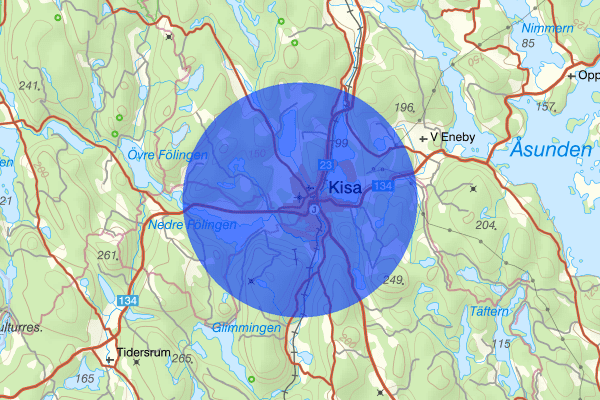 Kisa 04 juni 07.40, Trafikolycka, Kinda