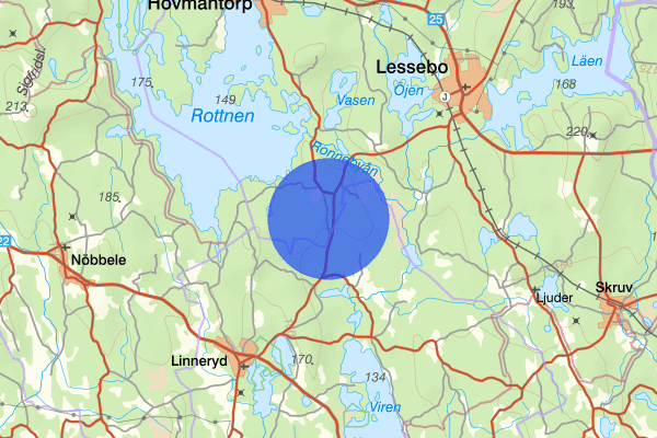 Skälholmsryd 04 juni 20.28, Trafikolycka, Lessebo
