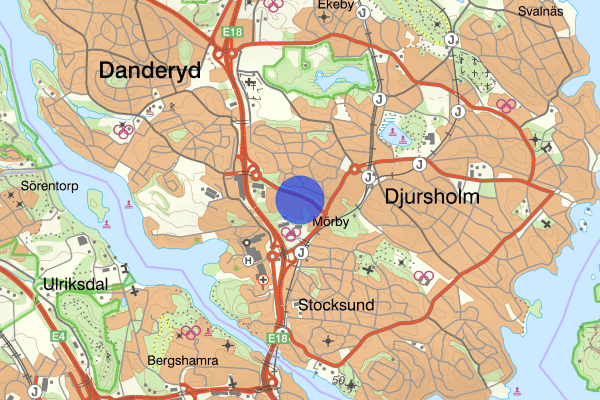 Mörbyleden 04 juni 16.11, Trafikolycka, personskada, Danderyd
