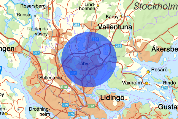  05 juni 10.10, Våld/hot mot tjänsteman, Täby
